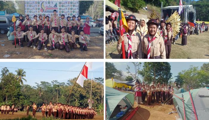 MTs Negeri 3 Tasikmalaya Mengikuti Jambore Pramuka Madrasah Tingkat Provinsi Jawa Barat Tahun 2023