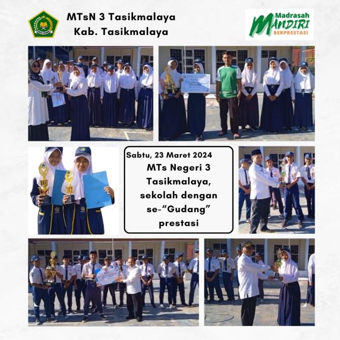 MTs Negeri 3 Tasikmalaya, sekolah dengan se-â€œGudangâ€ prestasi