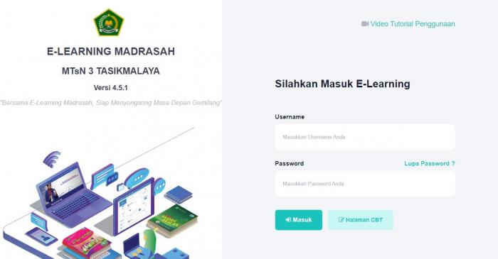 E-learning MTsN 3 Tasikmalaya