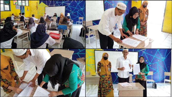 Penandatanganan MoU Kerjasama Pembiayaan Pendidikan MTs Negeri 3 Tasikmalaya dengan Bank BJB Syariah Cabang Tasikmalaya