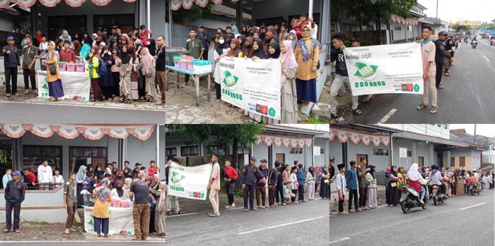 Peserta Didik MTs Negeri 3 Tasikmalaya Berbagi Takjil Gratis dan Khatmil-Qurâ€™an Pada Ramadhan 1443 H